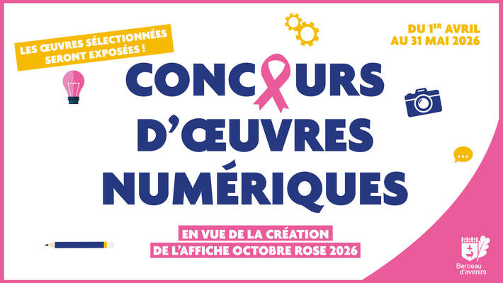  - Concours d’œuvres numériques – Octobre Rose 2026