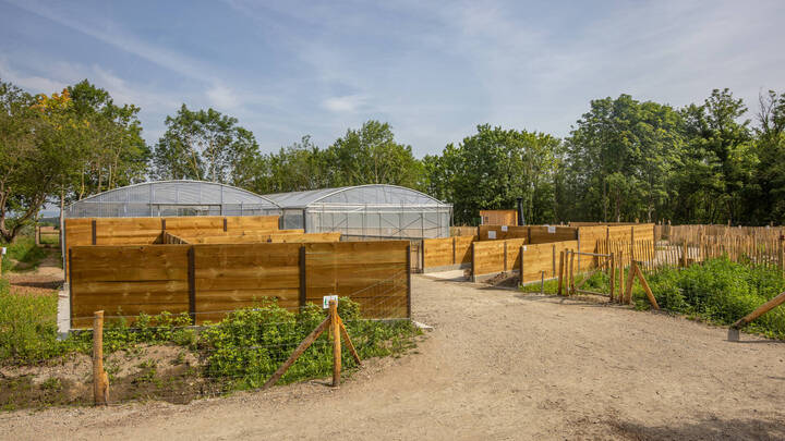 Serres et espace de stockage