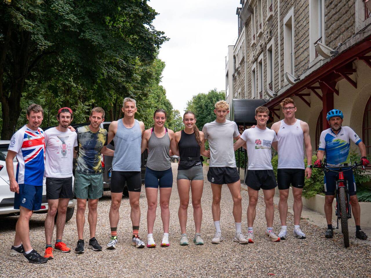 Accueil des pentathlètes britanniques (pentathlon)