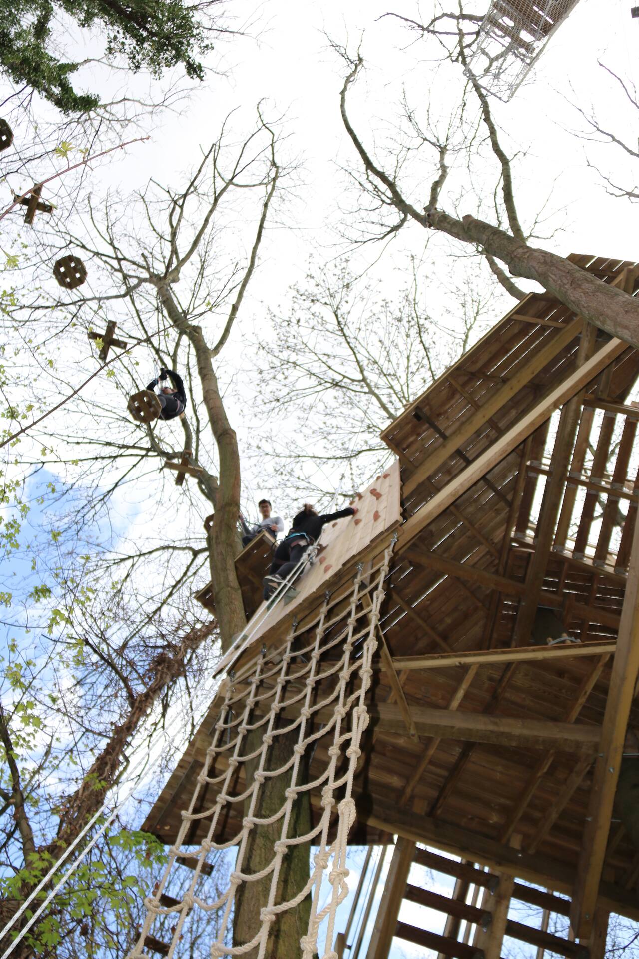 modèle de parcours d'accrobranche Photo d'un modèle de parcours accrobranche de 2017
