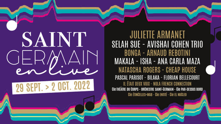  - Save the date : Saint-Germain en Live revient du 29 septembre au 2 octobre !