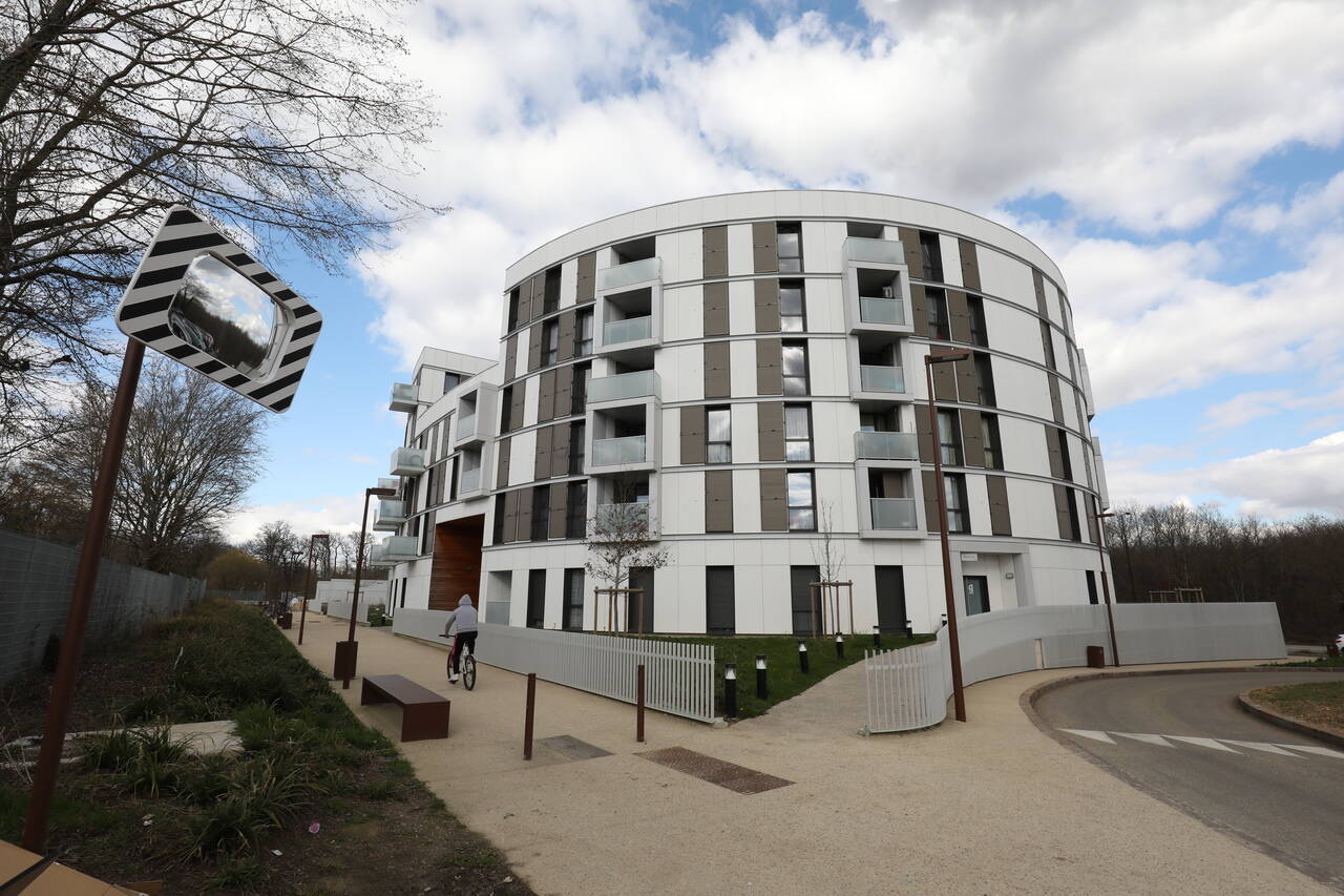 Photo de la résidence étudiante Artemis de l'éco-quartier de la Lisière Pereire Photo de la résidence étudiante Artemis de l'éco-quartier de la Lisière Pereire