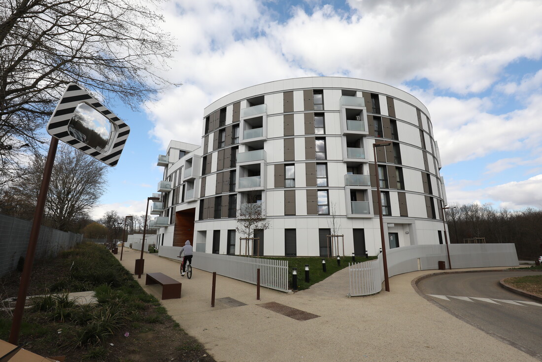 Photo de la résidence étudiante Artemis de l'éco-quartier de la Lisière Pereire