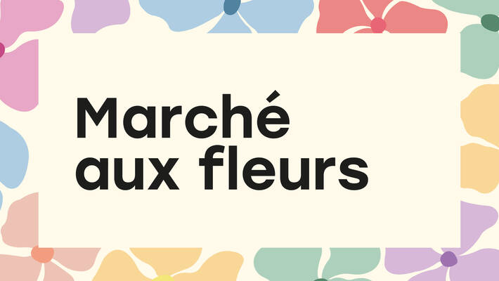  - Le marché aux fleurs