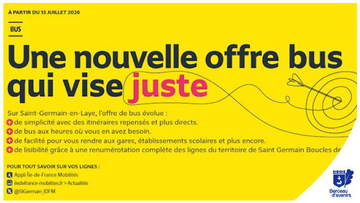  - Cet été, les bus changent à Saint-Germain-en-Laye !