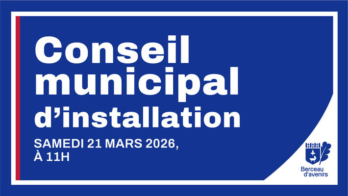  - Conseil Municipal d'installation du samedi 21 mars