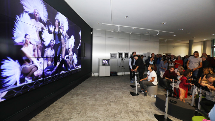 Le musée numérique de la Micro-Folie le jour de son ouverture le 20 septembre 2019