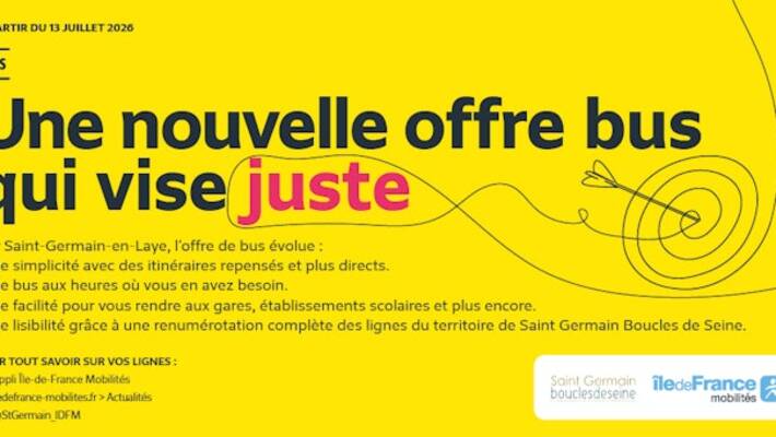  - Cet été, les bus changent à Saint-Germain-en-Laye !