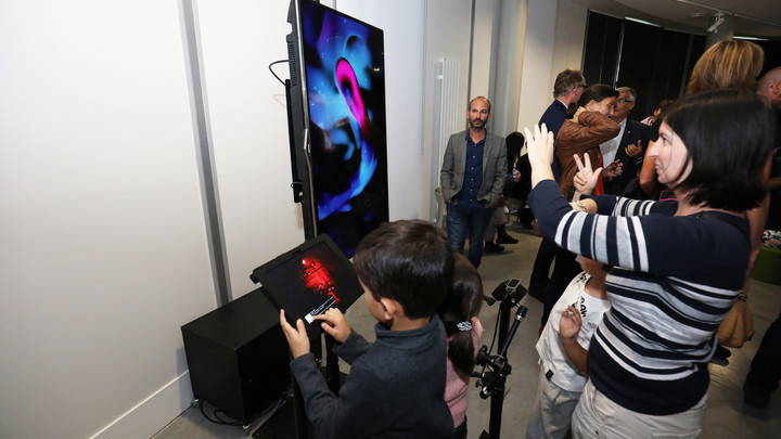 Point de réalité virtuelle le jour de l'ouverture de la Micro-Folie le 20 septembre 2019