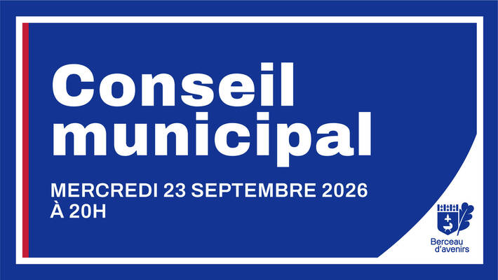  - Conseil municipal du 23 septembre 2026