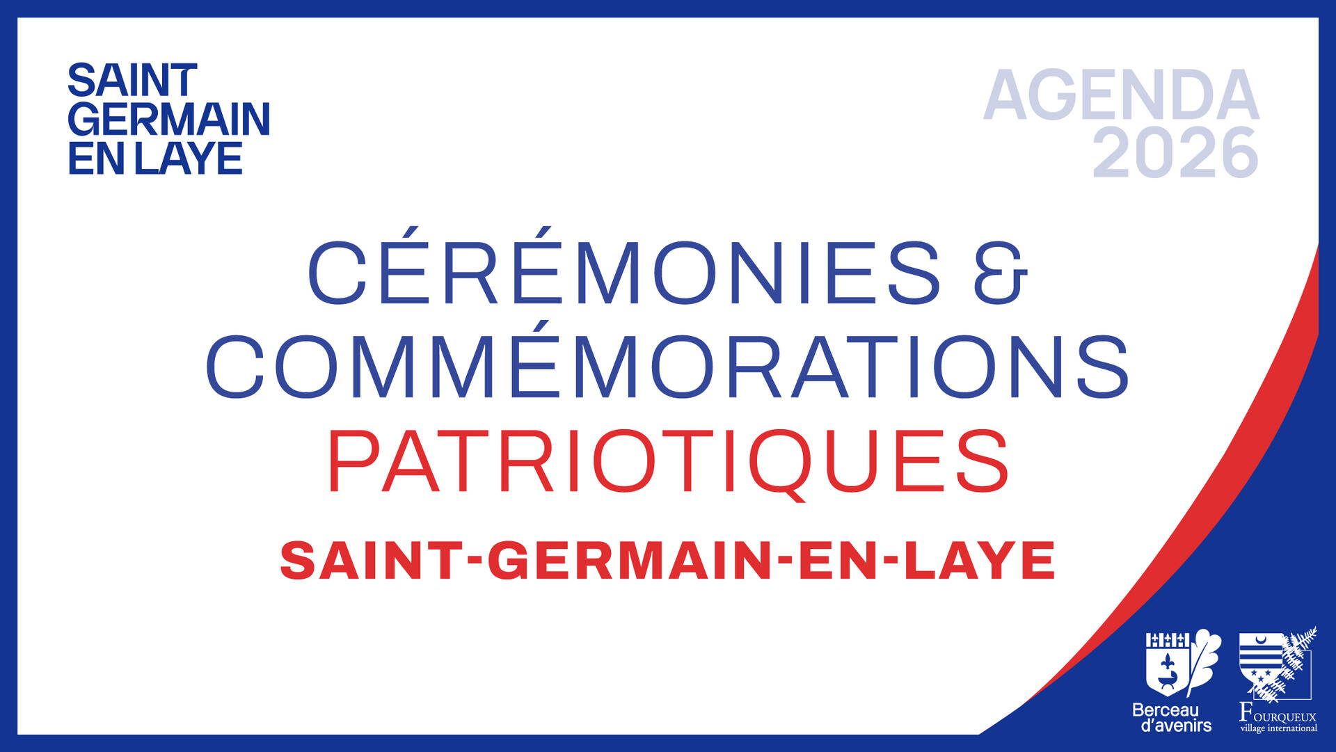 Cérémonies et commémorations patriotiques de l'année 2026