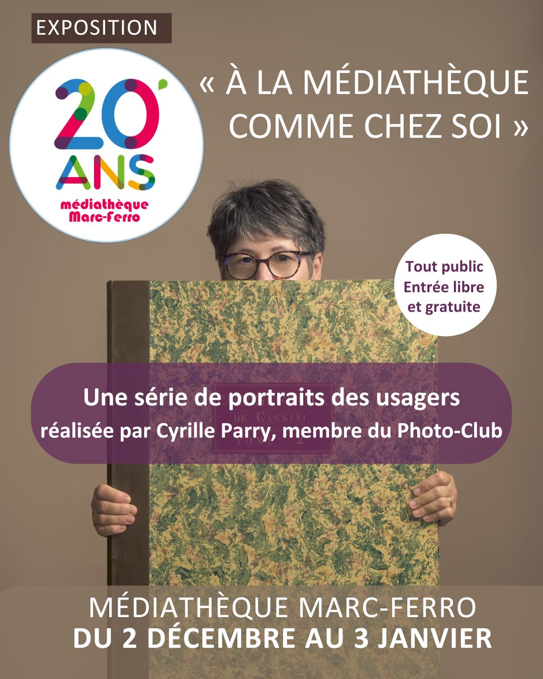 Exposition : "A la médiathèque, comme chez soi"