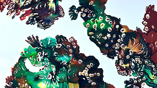 [La CLEF] Vernissage de l'exposition "Géographie sensible..." de Guenolée