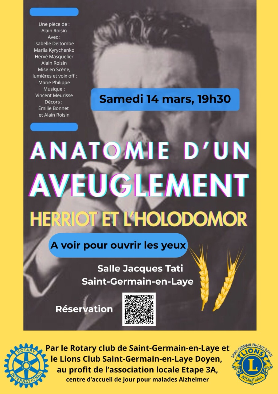 Anatomie d'un aveuglement - Herriot et l'Holodomor : pièce de théâtre