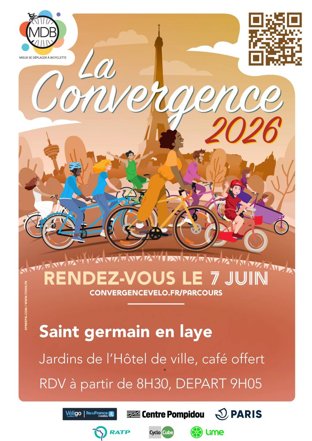 Convergence à Vélo