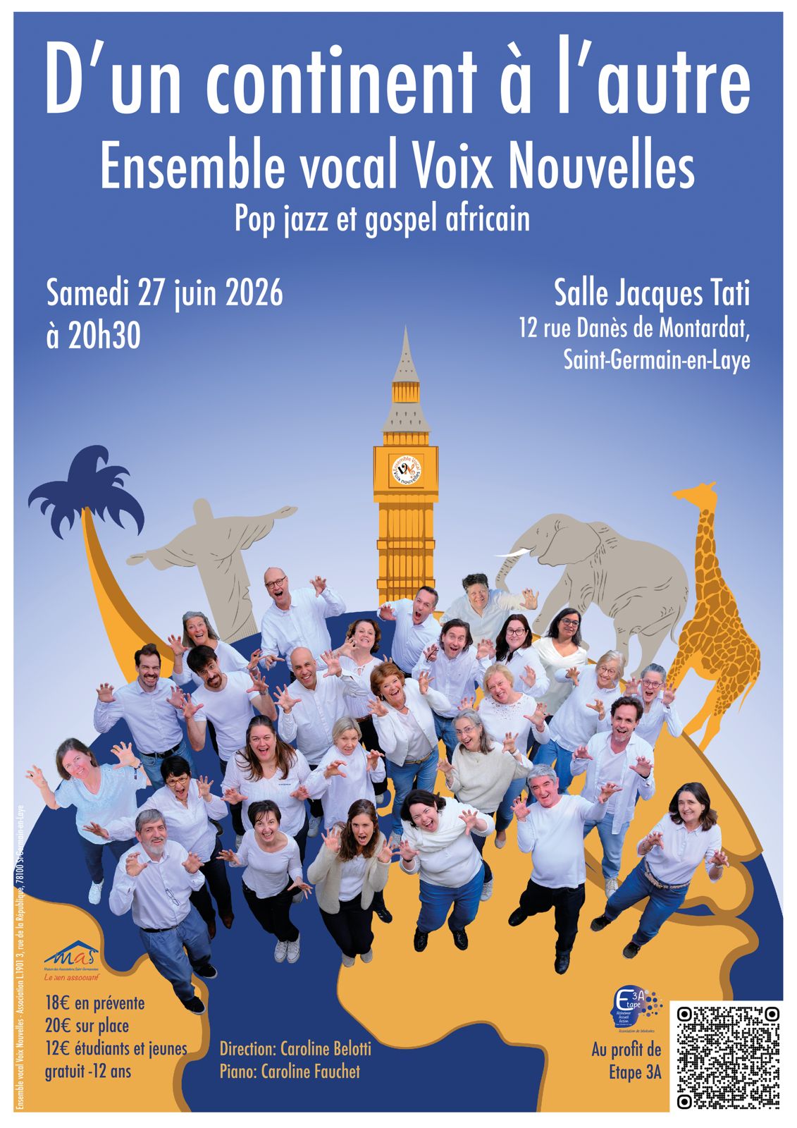 Concert caritatif "D'un continent à l'autre"