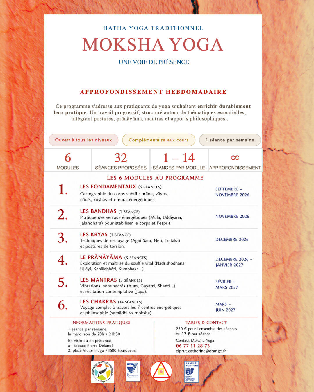 Moksha Yoga : deux nouveaux parcours pour approfondir la pratique du Hatha Yoga traditionnel à Fourqueux
