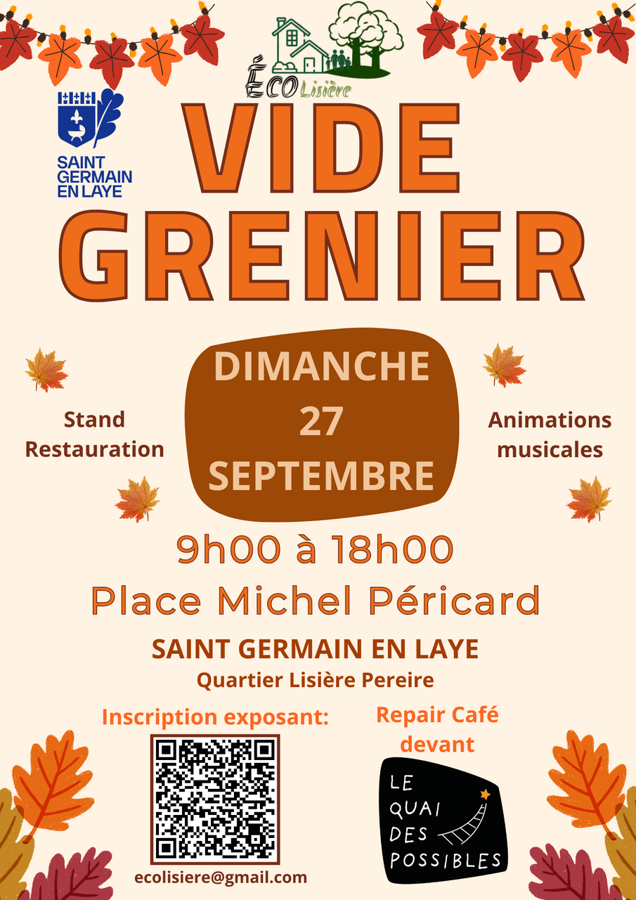 Vide grenier Lisière Pereire