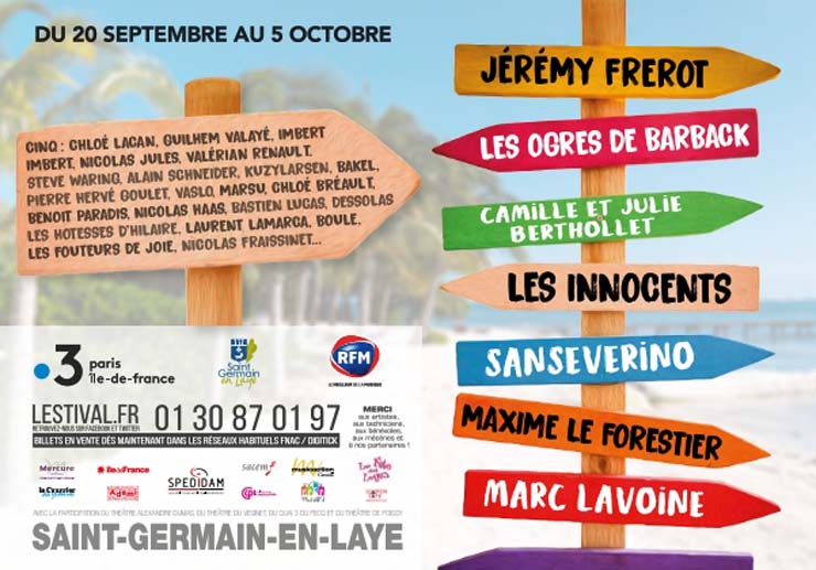 L'Estival du 20 septembre au 5 octobre 2019