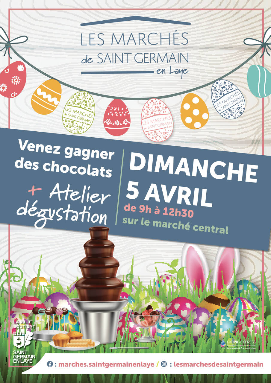 Pâques au marché central : venez gagner des chocolats !  