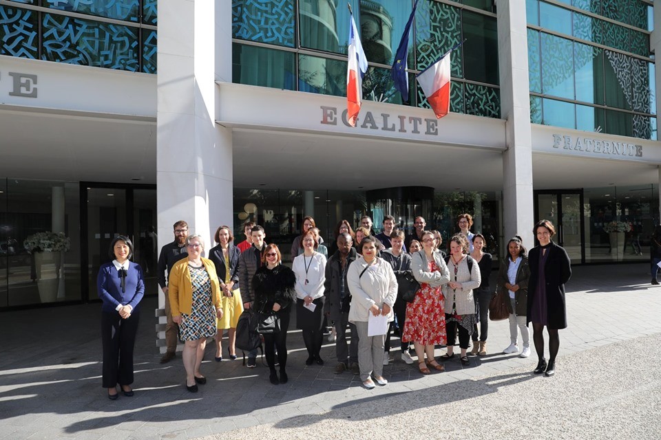 Equipes de la mairie participant au duoday