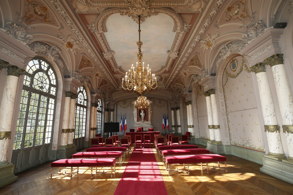 Salle des mariages à l'hôtel de ville