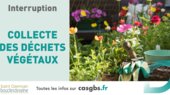 Interruption estivale de la collecte des déchets végétaux