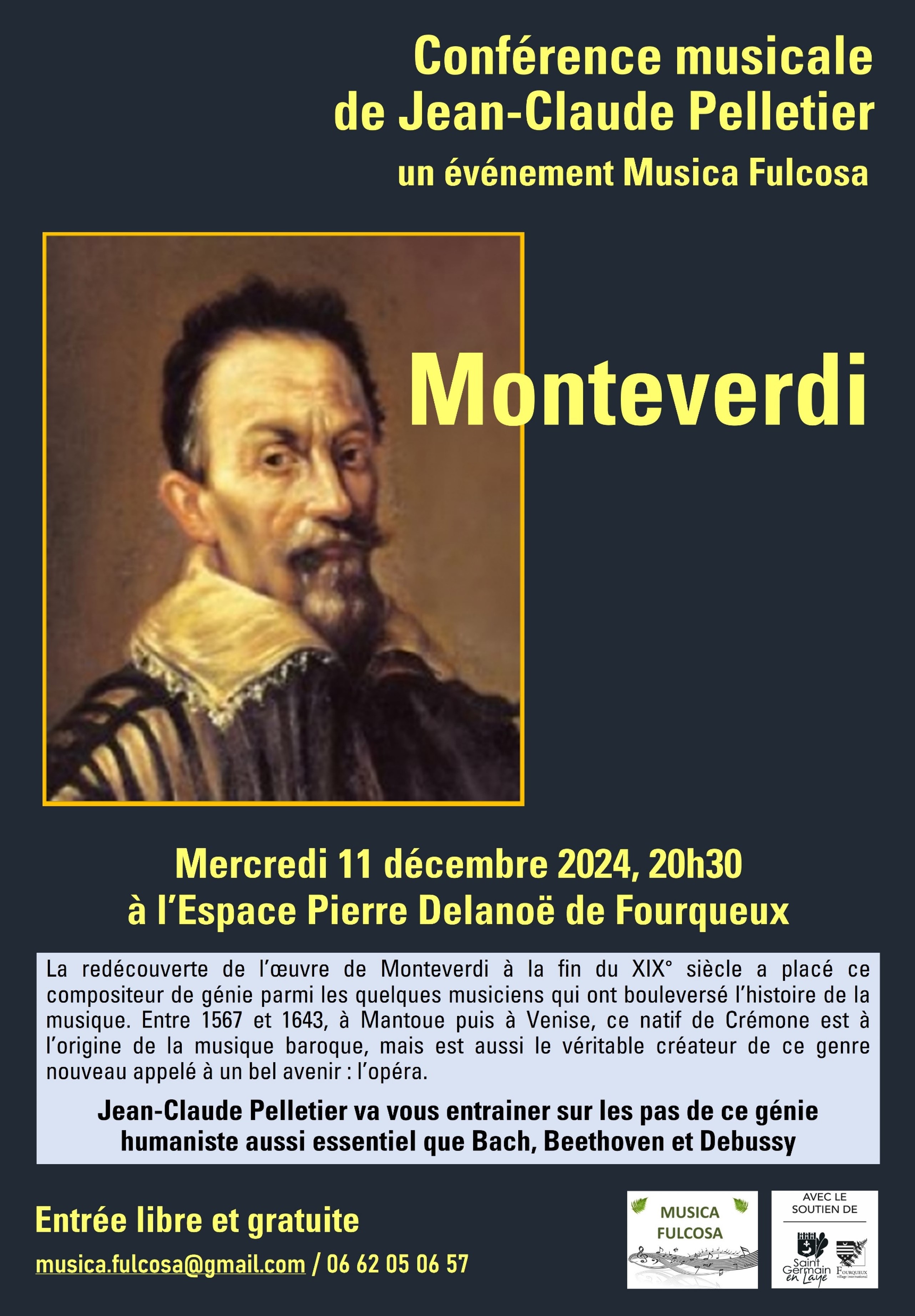 Conférence musicale : Monteverdi