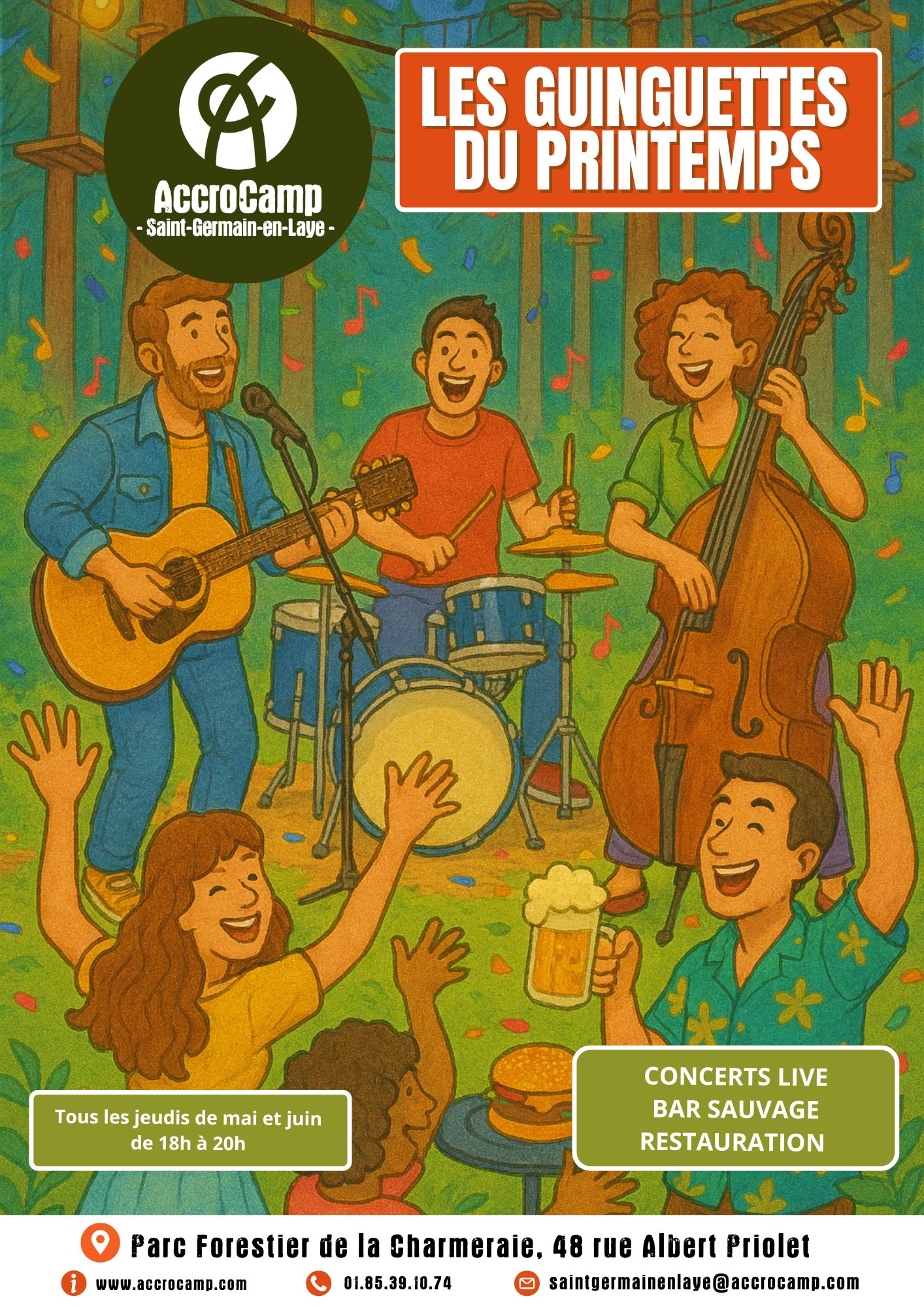 Les Guinguettes du printemps chez Accrocamp