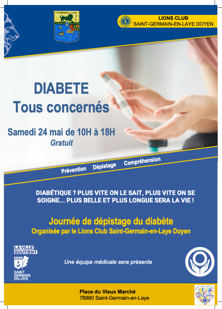 Dépistage gratuit du diabète