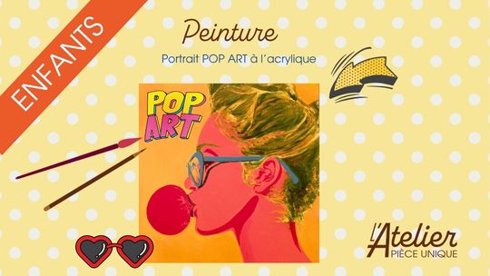 Peindre un portrait Pop-Art