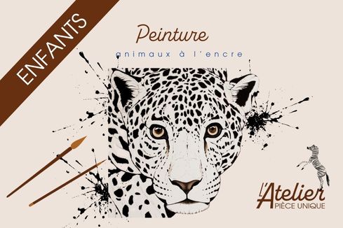 Peinture animalière à l'encre
