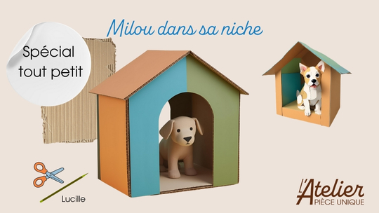 Milou dans sa niche