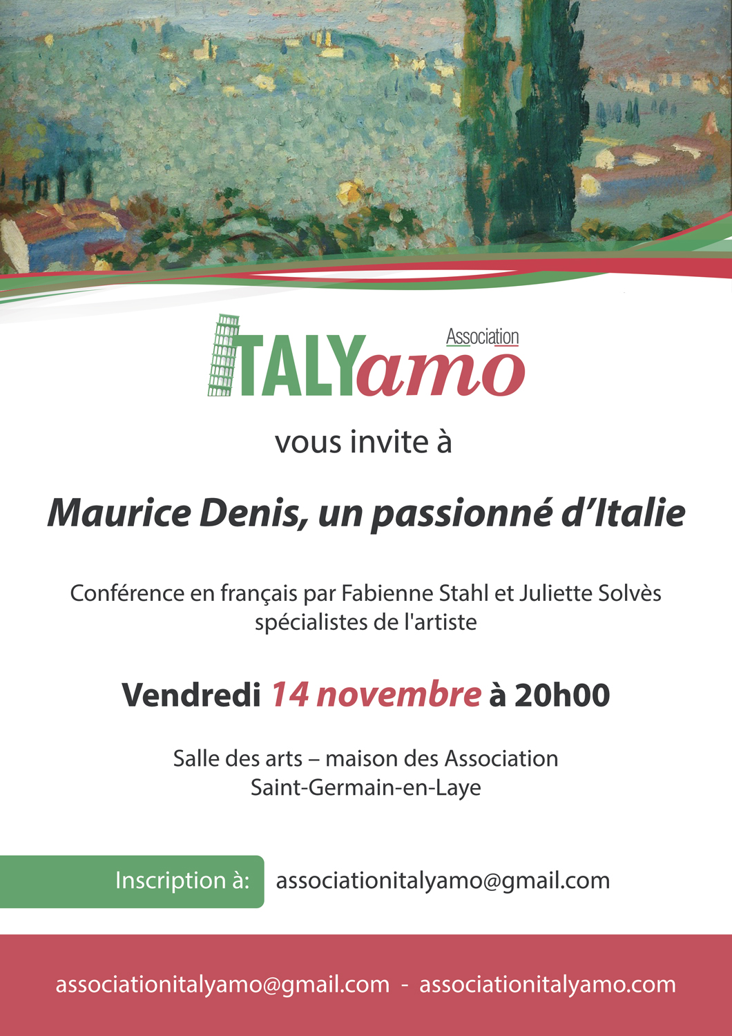 Maurise Denis, un passionné d'Italie